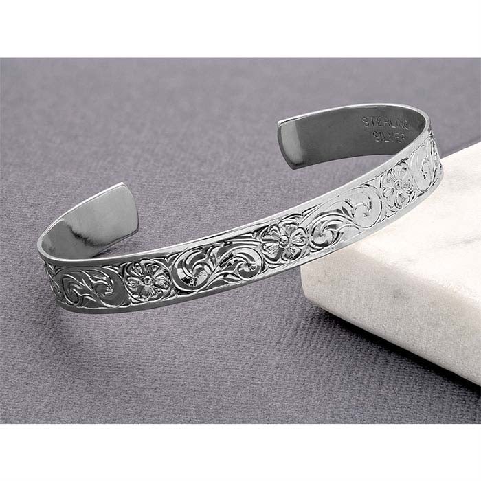 Sterling Silver 152.4mm x 4.76mm Bracelet Blank