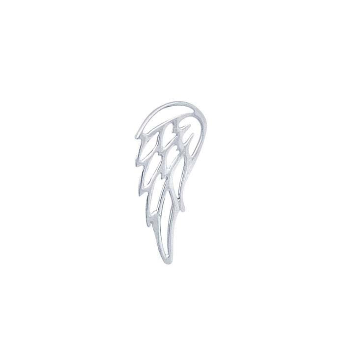 Sterling Silver Angel Wing Component for Floating Glass Lockets