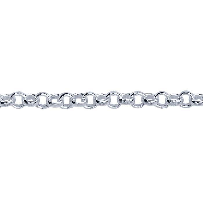 Sterling Silver 1.9mm Round Rolo Chain