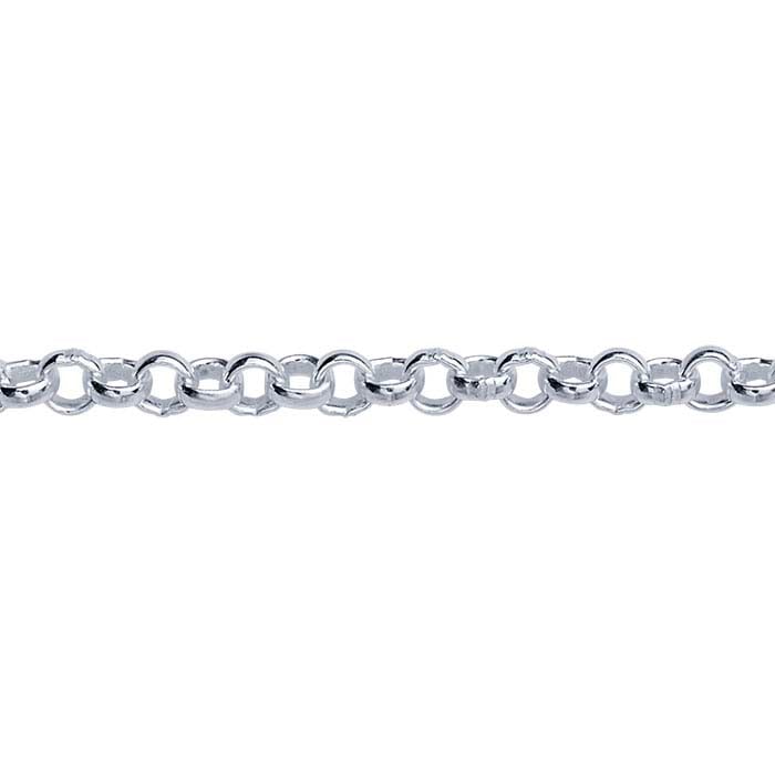 Sterling Silver 1.9mm Round Rolo Chain