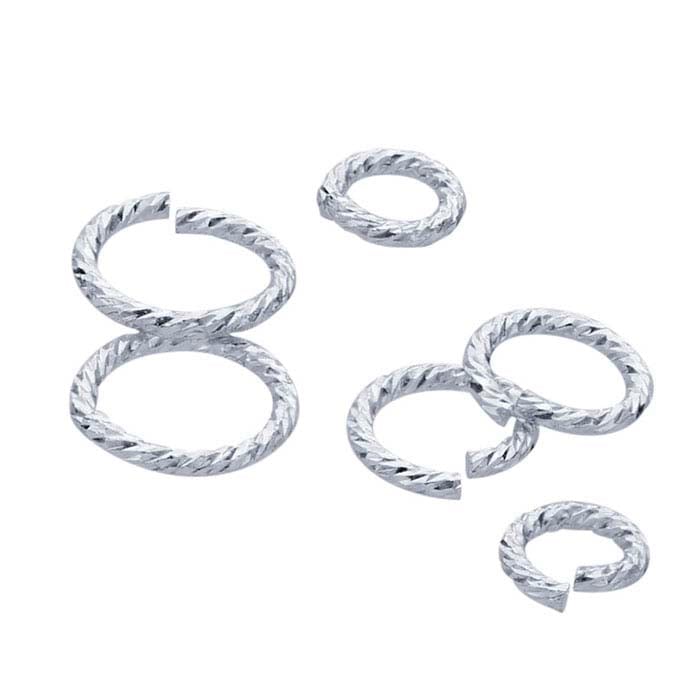 Sterling Silver "Sparkle" 3.5mm ID Round Jump Ring