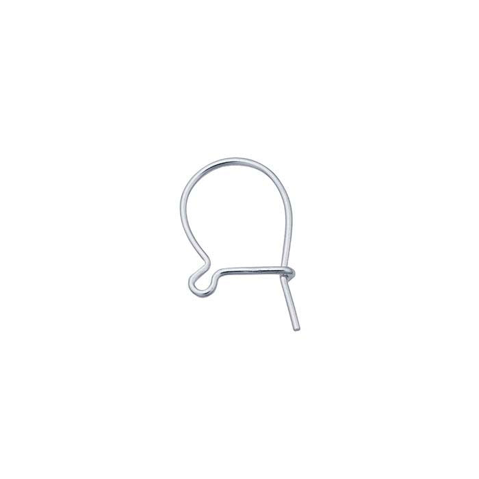 Sterling Silver Kidney Ear Wire with Loop