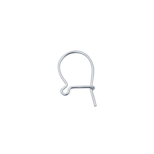 Sterling Silver Kidney Ear Wire with Loop