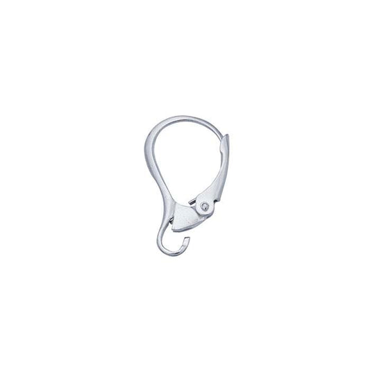 Sterling Silver Lever-Back Ear Wire with Open Loop