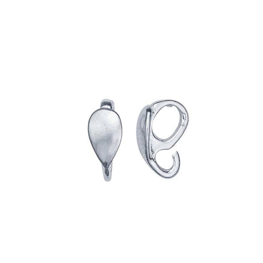 Sterling Silver Teardrop Bail with Hidden Loop