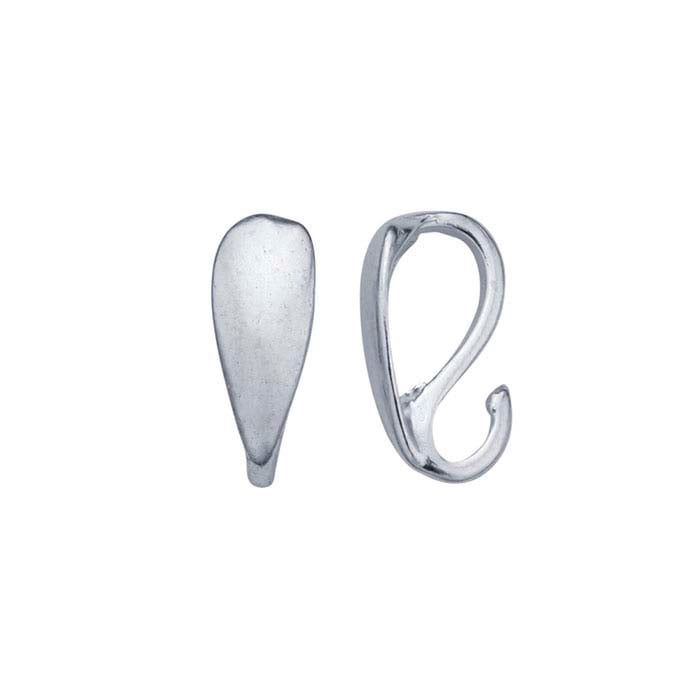 Sterling Silver Teardrop Bail with Hidden Loop