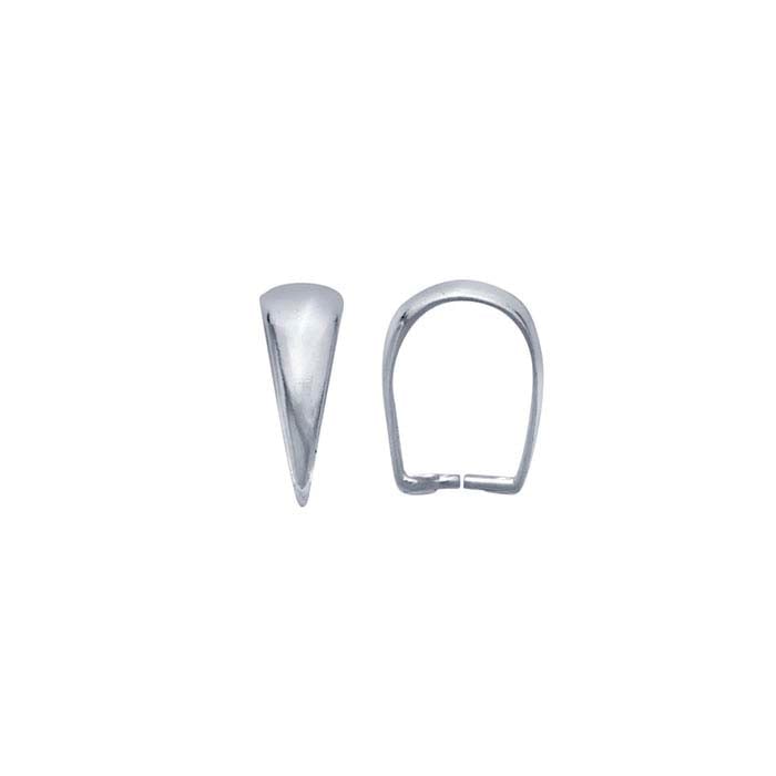 Sterling Silver Tapered Pinch Bail
