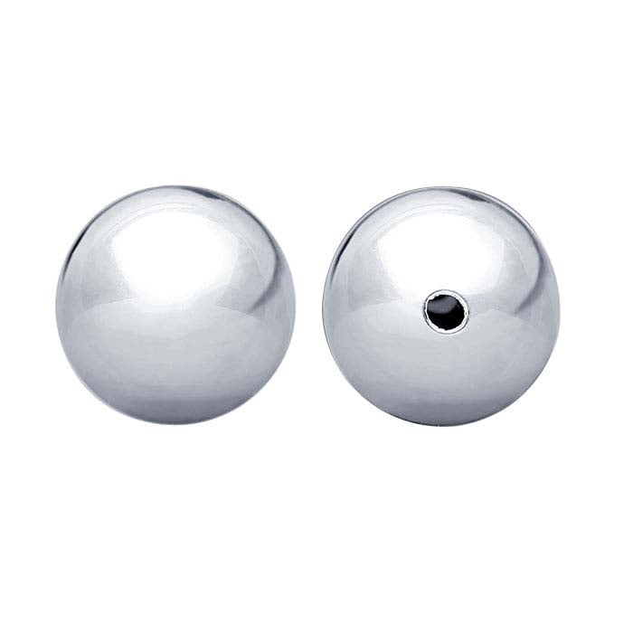 Sterling Silver 8mm Round Seamless Bead