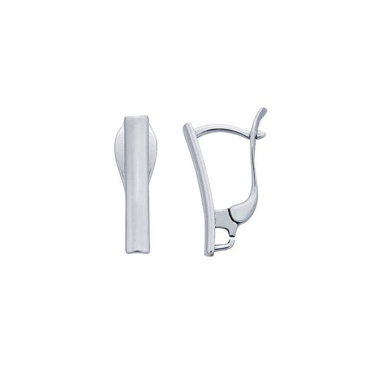 Sterling Silver Lever-Back Ear Wire with Open Ring
