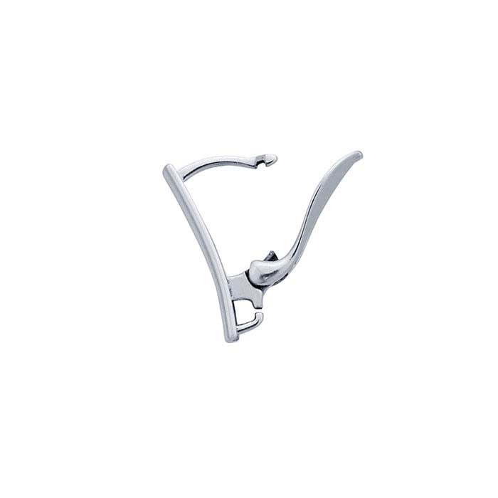 Sterling Silver Lever-Back Ear Wire with Open Ring