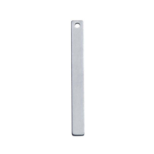 Sterling Silver Flat Rectangle Component