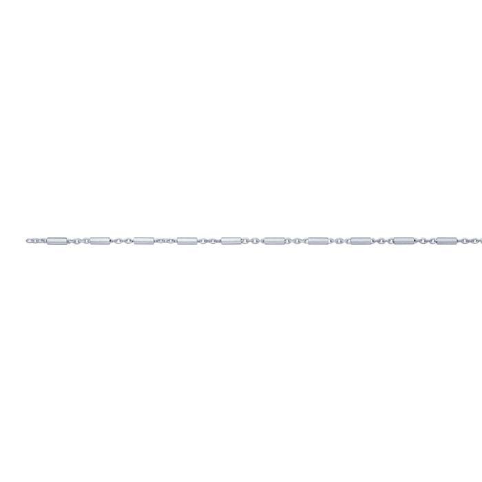 Sterling Silver 1.2mm Bar & Link Chain