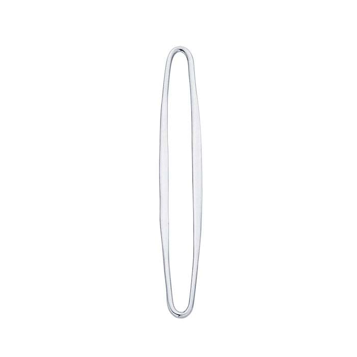 Sterling Silver Narrow Oval Component