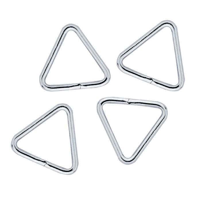 Sterling Silver 7.5mm Triangle Closed Ring