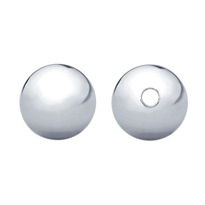 Sterling Silver 9mm Round Seamless Bead