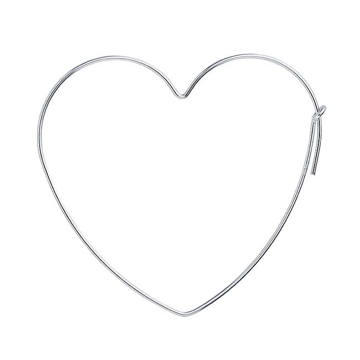 Heart Hoop Earring