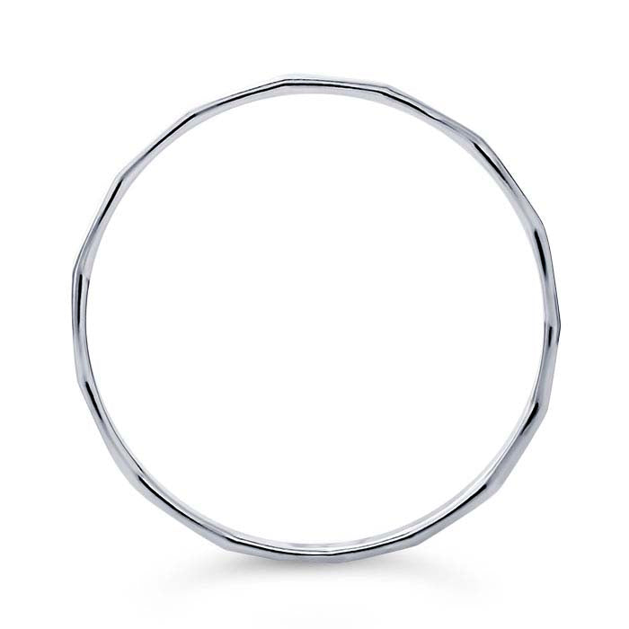 خاتم فضة استرلينية مطروق