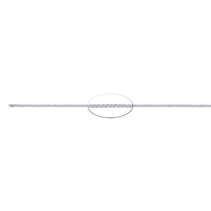 Sterling Silver 1.8mm Double-Cable Chain, By the Foot