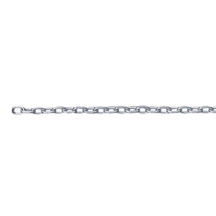 Sterling Silver .85mm Diamond-Cut Oval Cable Chain