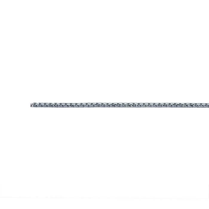 Sterling Silver 0.8mm Textured Rounded Box Chain, By the Foot