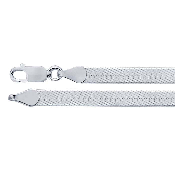 Sterling Silver 4.5mm Herringbone Chain