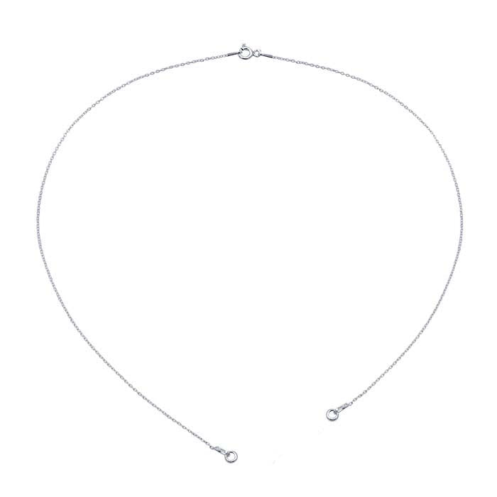 Sterling Zilver 1mm Ovale Kabelketting Halsketting Component