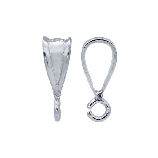 Anillo de plata de ley con forma de aro y estrías