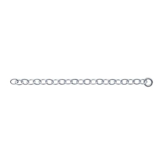 Sterling Silver 2.3mm Oval Cable Chain Extender