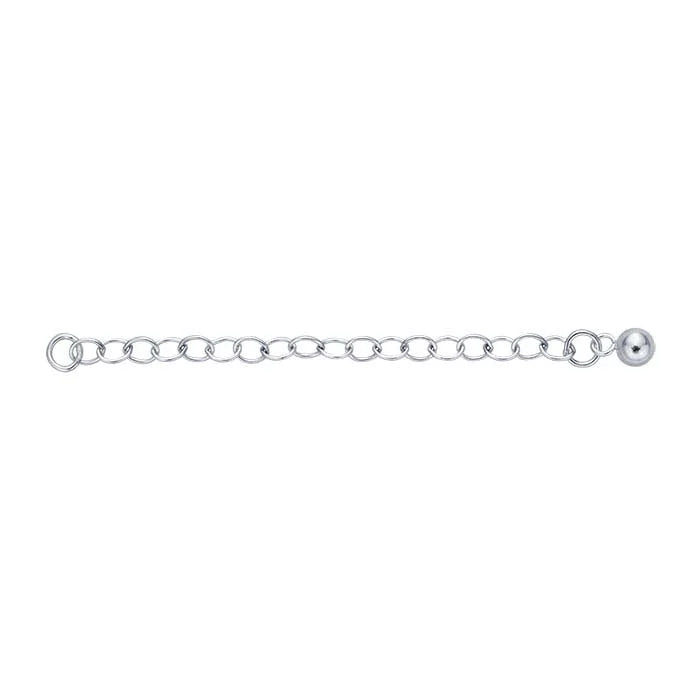 Bead-Accented Oval Cable Chain Extender