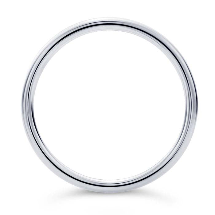 Sterling Silver 1mm Round Wire Stackable Ring