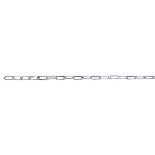 Sterling Silver 3.8mm Flat Oval Cable Chain, By the Foot