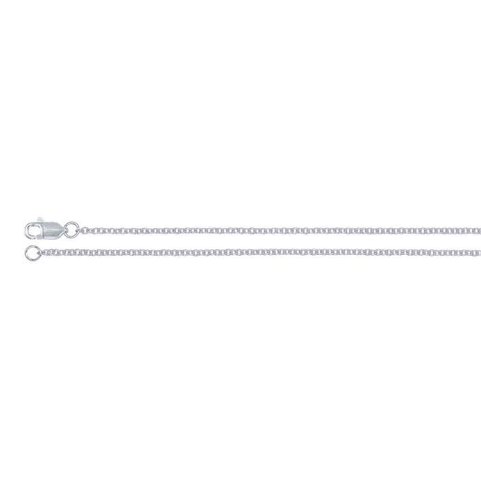 Corrente de Cabo Redonda de Prata Argentium® 1,5mm