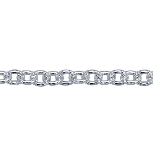 Argentium® Silver 1.5mm Round Cable Chain