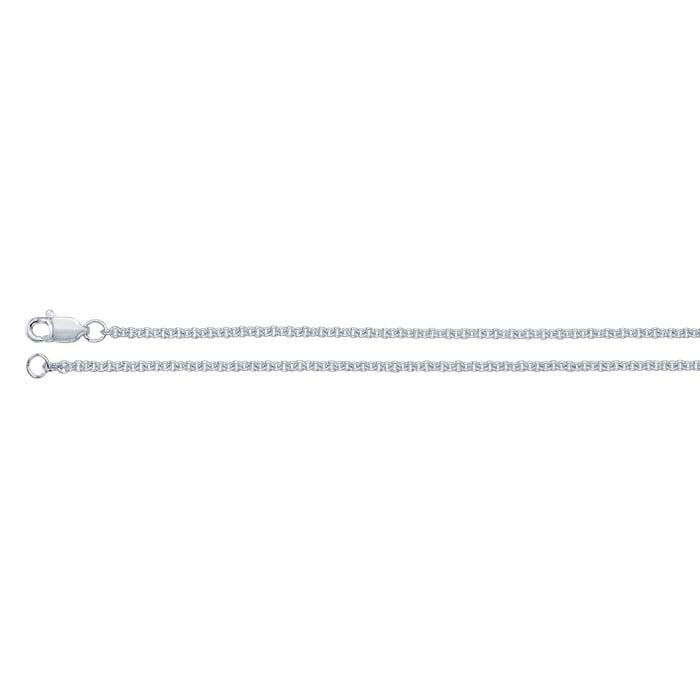 Argentium® Silver 1.7mm Round Cable Chain