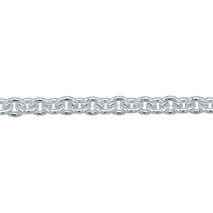 Argentium® Silver 1.7mm Round Cable Chain