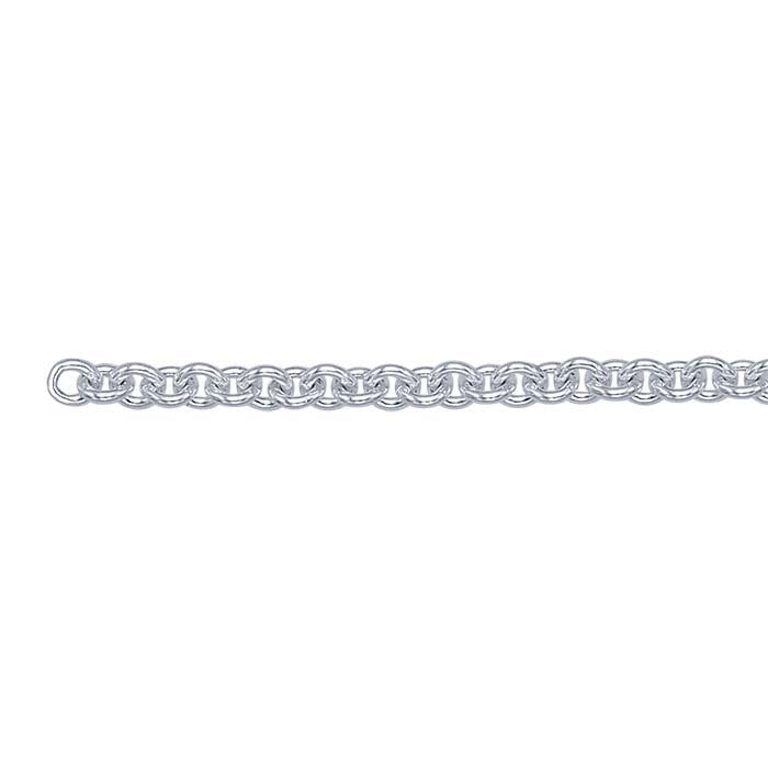 Argentium® Silver 1.7mm Round Cable Chain, By the Foot