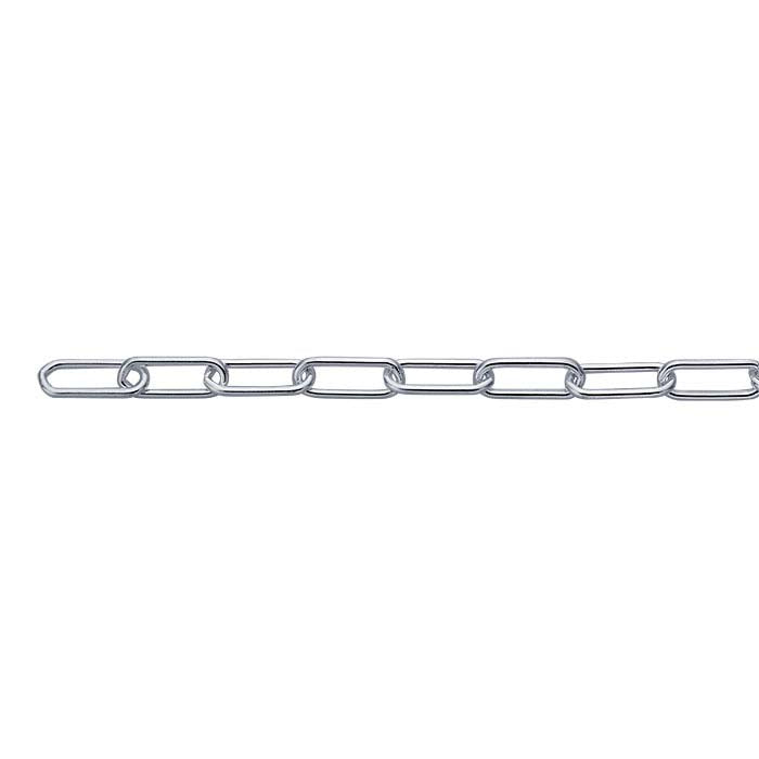 Sterling Silver 4.9mm Oval Cable Chain, By the Foot