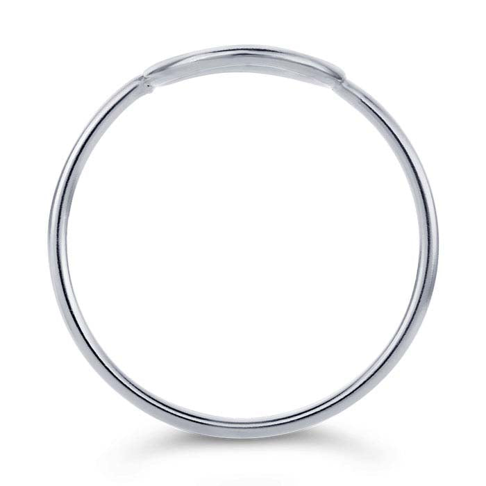 Sterling Silver Open Circle Ring