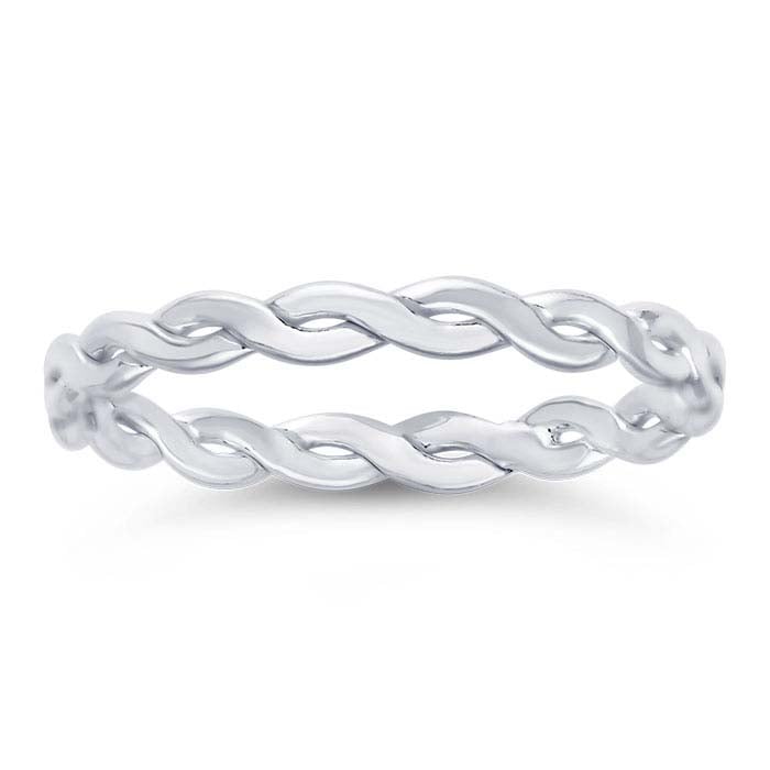 Sterling Silver Woven Ring