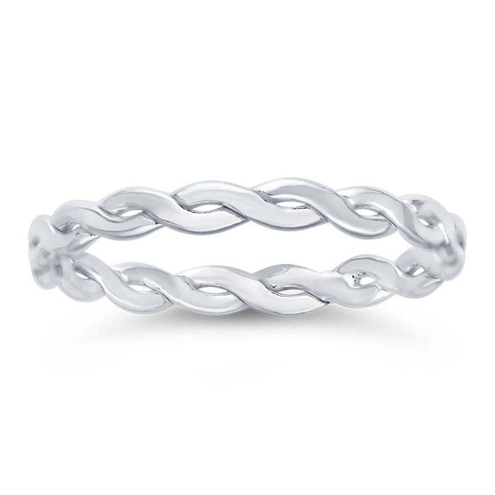 Sterling Silver Woven Ring