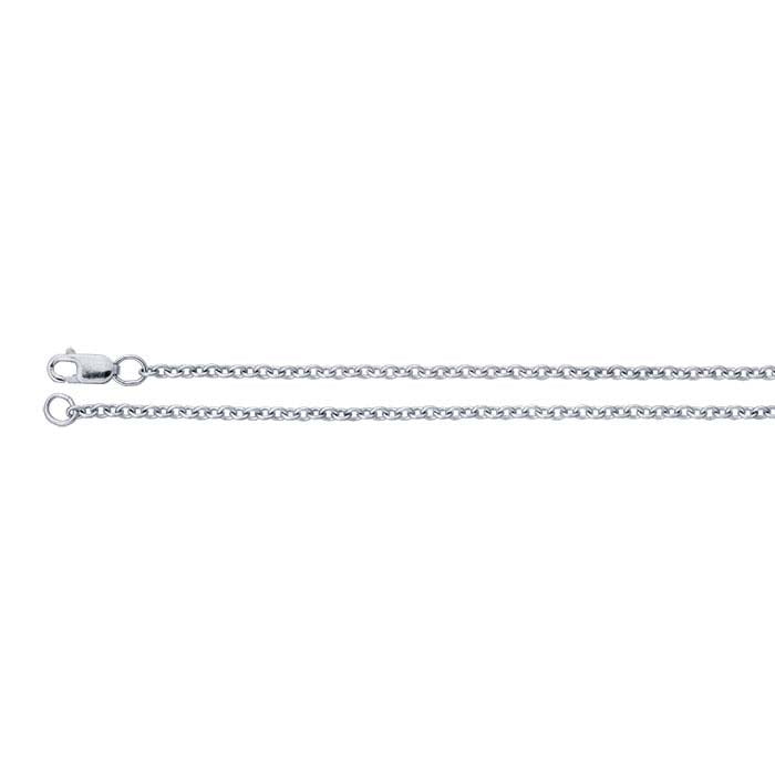 Argentium® Silver 1.9mm Oval Cable Chain