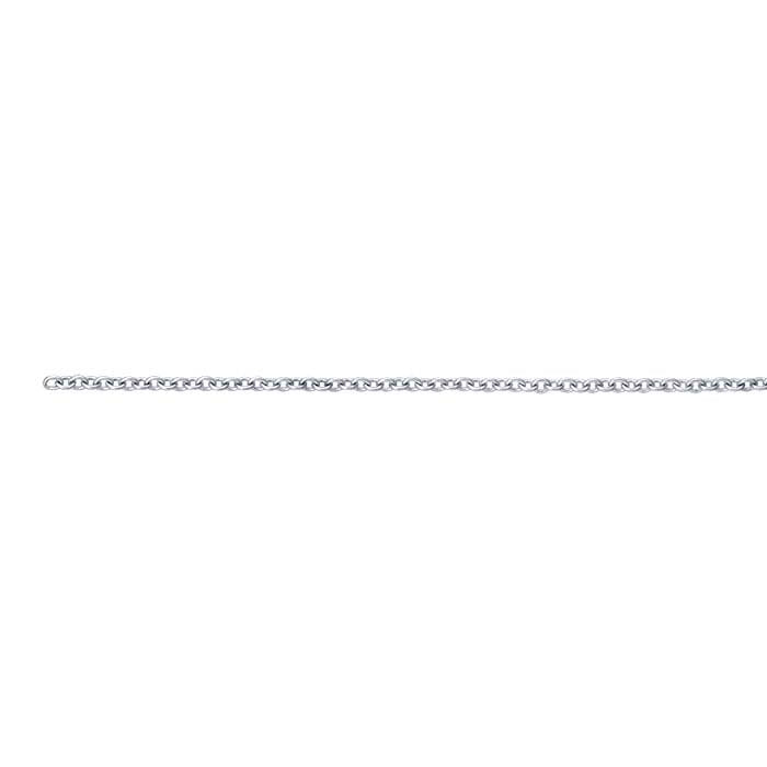 Catena a cavo ovale in Argento Argentium® 1,9 mm, al piede