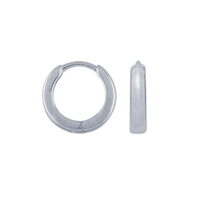 Sterling Silver Huggie Hoop Earrings