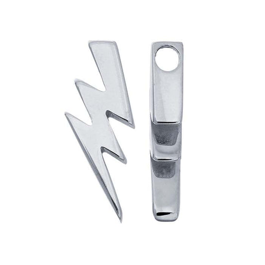 Sterling Silver Lightning Bolt Pendant
