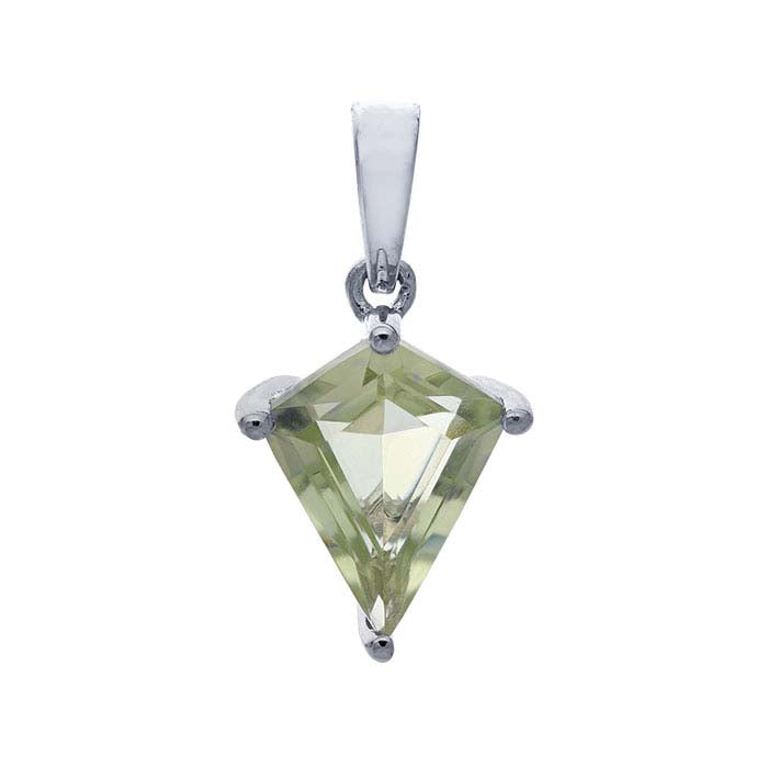 Sterling Silver 11 x 9mm Kite Basket Pendant Mounting
