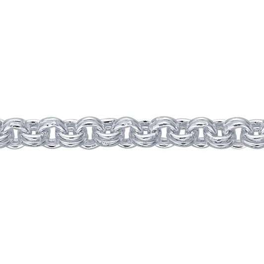 Sterling sølv 1,8 mm rund dobbel-kabelkjede