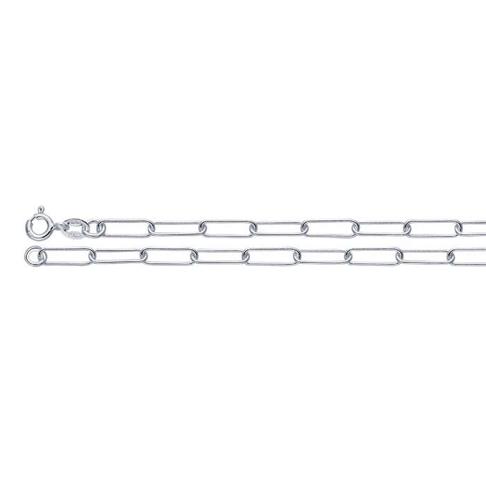 Sterling Silver 3.5mm Oval Cable Chain