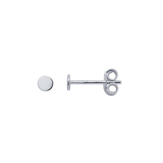 Sterling Silver Circle Post Earrings
