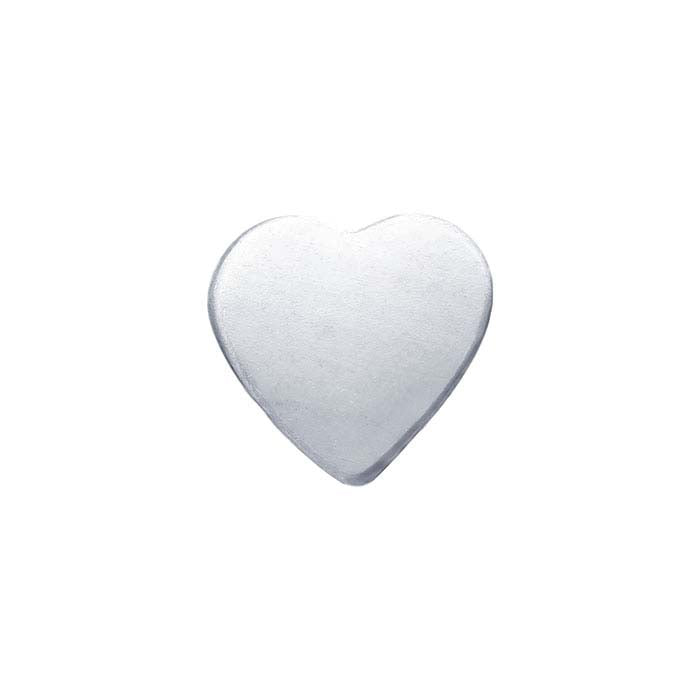 Sterling Silver Heart Stamping, 0.32mm
