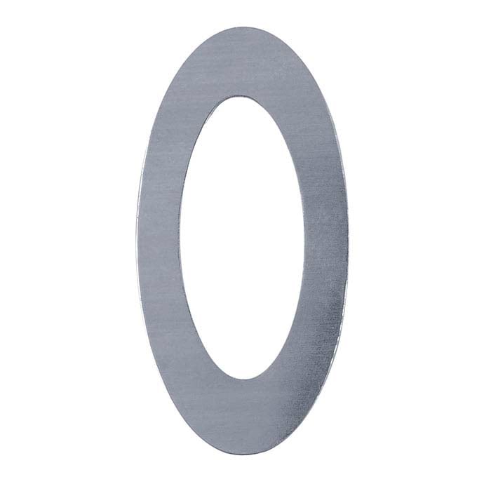 Sterling Silver 40 x 20mm Open Oval Stamping, 0.81mm